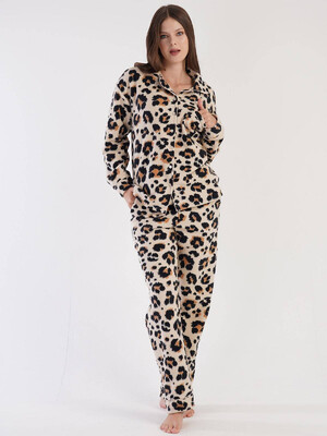 Купить Флисовая пижама классическая VIENETTA 3031690280 в Украина в Lingerie.ua - Одяг для дому та відпочинку, Фото 5