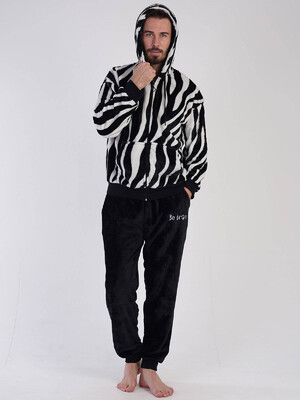 Купить Комплект теплый из велсофта с капюшоном VIENETTA MAN 3051220419 в Украина в Lingerie.ua - Одяг для дому та відпочинку, Фото 5