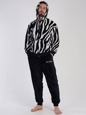 Купить Комплект теплый из велсофта с капюшоном VIENETTA MAN 3051220419 в Украина в Lingerie.ua - Одяг для дому та відпочинку, Фото 7