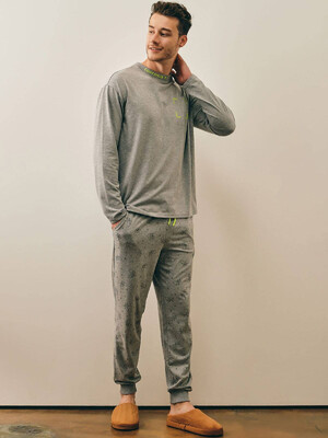 Купить Хлопковый комплект с длинным рукавом HAYS 27467 в Украина в Lingerie.ua - Одяг для дому та відпочинку, Фото 1