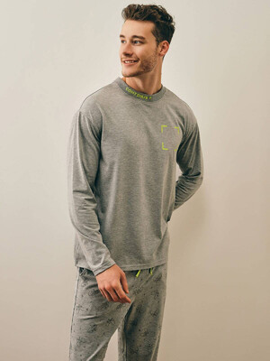 Купить Хлопковый комплект с длинным рукавом HAYS 27467 в Украина в Lingerie.ua - Одяг для дому та відпочинку, Фото 10