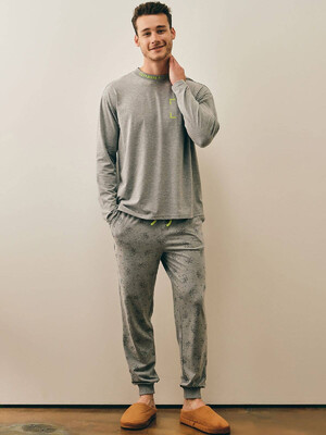 Купить Хлопковый комплект с длинным рукавом HAYS 27467 в Украина в Lingerie.ua - Одяг для дому та відпочинку, Фото 7