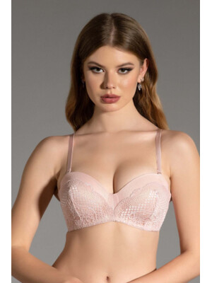 Купить Бюстгальтер однотонный V NEW BRA 333018 в Украина в Lingerie.ua - Одяг для дому та відпочинку, Фото 3