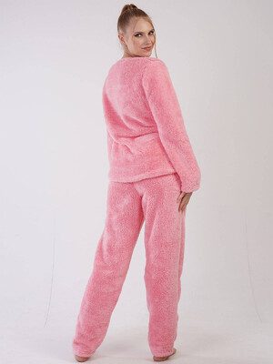 Купить Теплая пижама из велсофта VIENETTA 2030190000 в Украина в Lingerie.ua - Одяг для дому та відпочинку, Фото 4