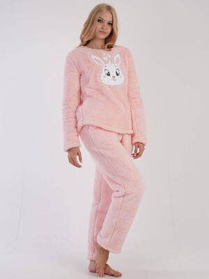 Купить Теплый домашний костюм из велсофта VIENETTA 3060610000 в Украина в Lingerie.ua - Одяг для дому та відпочинку, Фото 2