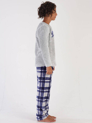 Купить Плюшевая теплая подростковая пижама VIENETTA KIDS 3030782656 в Украина в Lingerie.ua - Одяг для дому та відпочинку, Фото 3