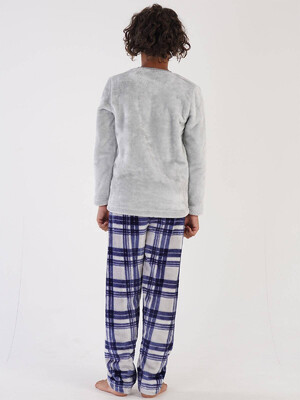 Купить Плюшевая теплая подростковая пижама VIENETTA KIDS 3030782656 в Украина в Lingerie.ua - Одяг для дому та відпочинку, Фото 5