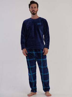 Купить Теплый мужской комплект из велсофта VIENETTA MAN 3030890256 в Украина в Lingerie.ua - Одяг для дому та відпочинку, Фото 2