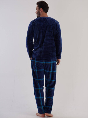 Купить Теплый мужской комплект из велсофта VIENETTA MAN 3030890256 в Украина в Lingerie.ua - Одяг для дому та відпочинку, Фото 3