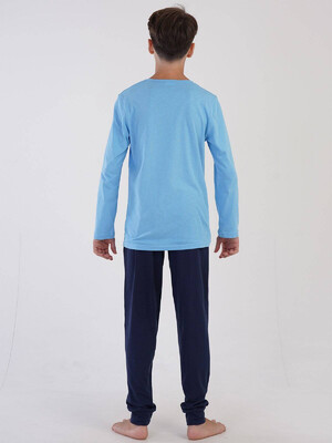 Купить Хлопковый комплект с длинным рукавом VIENETTA KIDS 3060230000 в Украина в Lingerie.ua - Одяг для дому та відпочинку, Фото 3