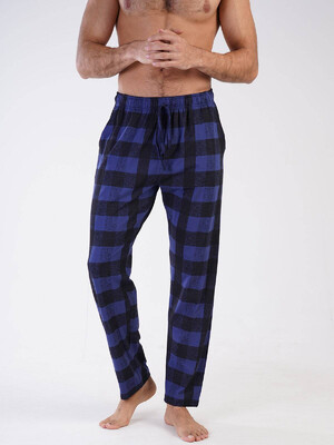 Купить Хлопковые брюки мужские в клетку VIENETTA MAN 3100960447 в Украина в Lingerie.ua - Одяг для дому та відпочинку, Фото 1