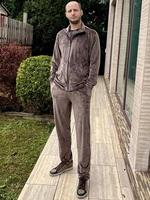 Купить Велюровый костюм мужской на молнии LNGR 170674 в Украина в Lingerie.ua - Одяг для дому та відпочинку, Фото 3