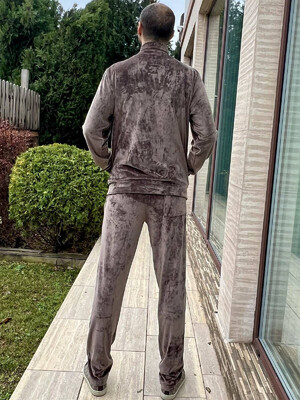 Купить Велюровый костюм мужской на молнии LNGR 170674 в Украина в Lingerie.ua - Одяг для дому та відпочинку, Фото 4