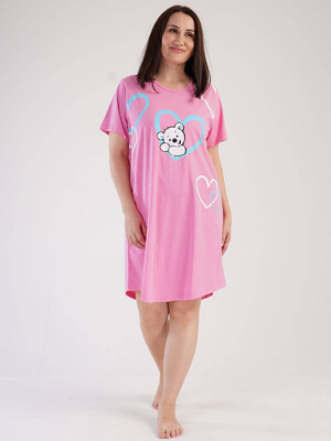 Купить Хлопковая туника с коротким рукавом VIENETTA 3040150000 в Украина в Lingerie.ua - Одяг для дому та відпочинку, Фото 1