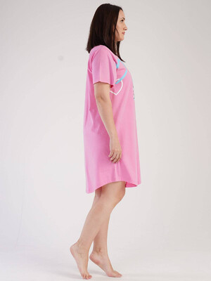 Купить Хлопковая туника с коротким рукавом VIENETTA 3040150000 в Украина в Lingerie.ua - Одяг для дому та відпочинку, Фото 6