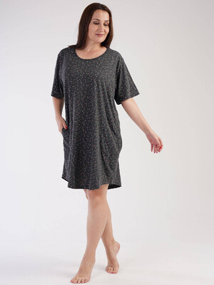 Купить Хлопковая туника с карманами VIENETTA 3040604629 в Украина в Lingerie.ua - Одяг для дому та відпочинку, Фото 3
