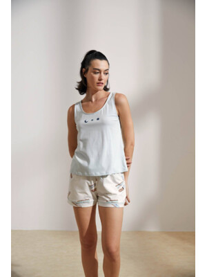 Купить Хлопковый комплект из майки и шорт HAYS 36117 в Украина в Lingerie.ua - Одяг для дому та відпочинку, Фото 4