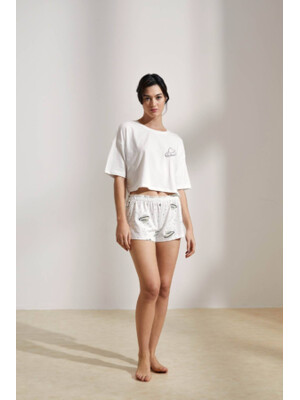 Купить Хлопковый комплект из футболки и шорт HAYS 36183 в Украина в Lingerie.ua - Одяг для дому та відпочинку, Фото 1