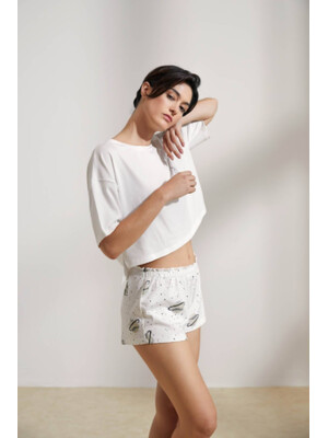 Купить Хлопковый комплект из футболки и шорт HAYS 36183 в Украина в Lingerie.ua - Одяг для дому та відпочинку, Фото 13