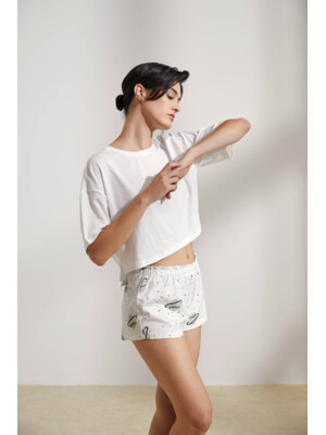 Купить Хлопковый комплект из футболки и шорт HAYS 36183 в Украина в Lingerie.ua - Одяг для дому та відпочинку, Фото 12