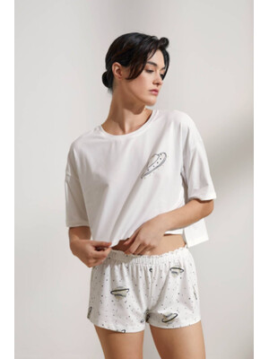 Купить Хлопковый комплект из футболки и шорт HAYS 36183 в Украина в Lingerie.ua - Одяг для дому та відпочинку, Фото 3