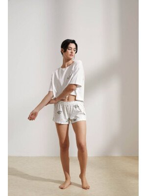 Купить Хлопковый комплект из футболки и шорт HAYS 36183 в Украина в Lingerie.ua - Одяг для дому та відпочинку, Фото 14