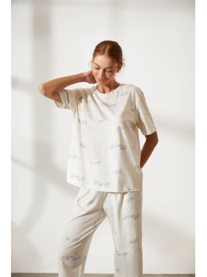 Купить Хлопковый комплект из футболки и капри HAYS 36246 в Украина в Lingerie.ua - Одяг для дому та відпочинку, Фото 8