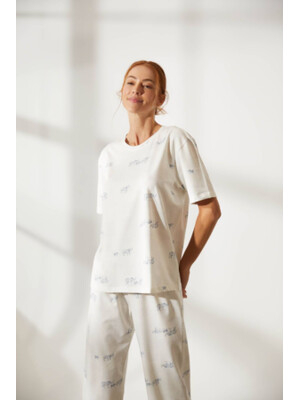 Купить Хлопковый комплект из футболки и капри HAYS 36246 в Украина в Lingerie.ua - Одяг для дому та відпочинку, Фото 4