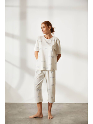 Купить Хлопковый комплект из футболки и капри HAYS 36246 в Украина в Lingerie.ua - Одяг для дому та відпочинку, Фото 3