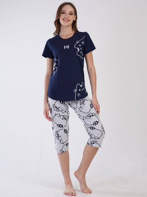 Купить Комплект женский из футболки и капри VIENETTA 3100361427 в Украина в Lingerie.ua - Одяг для дому та відпочинку, Фото 7