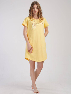 Купить Хлопковая туника с коротким рукавом VIENETTA 3110310000 в Украина в Lingerie.ua - Одяг для дому та відпочинку, Фото 5