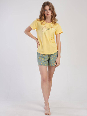 Купить Хлопковый комплект с шортами VIENETTA 3110295033 в Украина в Lingerie.ua - Одяг для дому та відпочинку, Фото 3