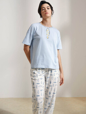 Купить Хлопковый комплект с брюками HAYS 36476 в Украина в Lingerie.ua - Одяг для дому та відпочинку, Фото 3