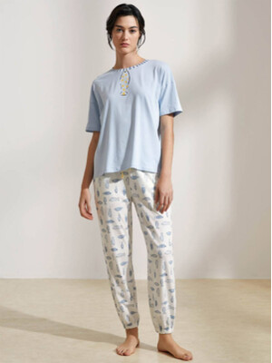 Купить Хлопковый комплект с брюками HAYS 36476 в Украина в Lingerie.ua - Одяг для дому та відпочинку, Фото 4