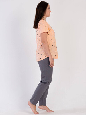 Купить Хлопковый комплект из футболки и брюк VIENETTA 3100701929 в Украина в Lingerie.ua - Одяг для дому та відпочинку, Фото 4