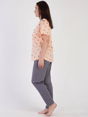 Купить Хлопковый комплект из футболки и брюк VIENETTA 3100701929 в Украина в Lingerie.ua - Одяг для дому та відпочинку, Фото 5