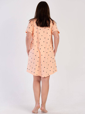 Купить Хлопковая туника большого размера с коротким рукавом VIENETTA 3100791929 в Украина в Lingerie.ua - Одяг для дому та відпочинку, Фото 3