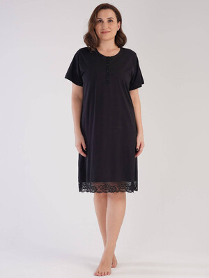 Купить Хлопковая ночная сорочка на пуговицах VIENETTA 3010380000 в Украина