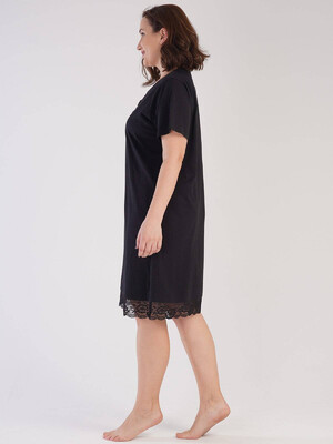 Купить Хлопковая ночная сорочка на пуговицах VIENETTA 3010380000 в Украина в Lingerie.ua - Одяг для дому та відпочинку, Фото 3