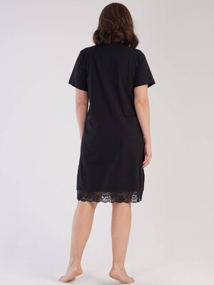 Купить Хлопковая ночная сорочка на пуговицах VIENETTA 3010380000 в Украина в Lingerie.ua - Одяг для дому та відпочинку, Фото 4