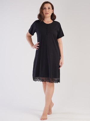 Купить Хлопковая ночная сорочка на пуговицах VIENETTA 3010380000 в Украина в Lingerie.ua - Одяг для дому та відпочинку, Фото 5