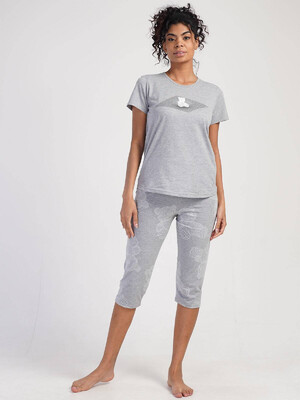 Хлопковый комплект с капри VIENETTA 3111741980