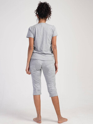 Купить Хлопковый комплект с капри VIENETTA 3111741980 в Украина в Lingerie.ua - Одяг для дому та відпочинку, Фото 2