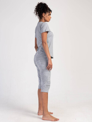 Купить Хлопковый комплект с капри VIENETTA 3111741980 в Украина в Lingerie.ua - Одяг для дому та відпочинку, Фото 3