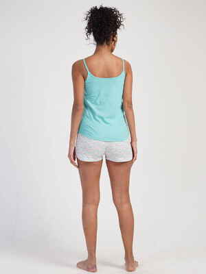 Купить Хлопковый комплект из майки и шорт VIENETTA 3111057555 в Украина в Lingerie.ua - Одяг для дому та відпочинку, Фото 5