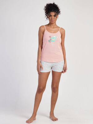 Купить Хлопковый комплект из майки и шорт VIENETTA 3111057555 в Украина в Lingerie.ua - Одяг для дому та відпочинку, Фото 8