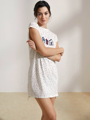 Купить Короткая хлопковая туника с разрезами HAYS 36469 в Украина в Lingerie.ua - Одяг для дому та відпочинку, Фото 6