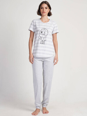 Купить Хлопковый комплект с брюками VIENETTA 3120330000 в Украина в Lingerie.ua - Одяг для дому та відпочинку, Видео