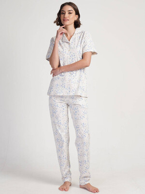 Купить Хлопковая пижама с брюками VIENETTA 3113784197 в Украина в Lingerie.ua - Одяг для дому та відпочинку, Фото 2