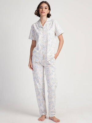 Купить Хлопковая пижама с брюками VIENETTA 3113784197 в Украина в Lingerie.ua - Одяг для дому та відпочинку, Фото 3